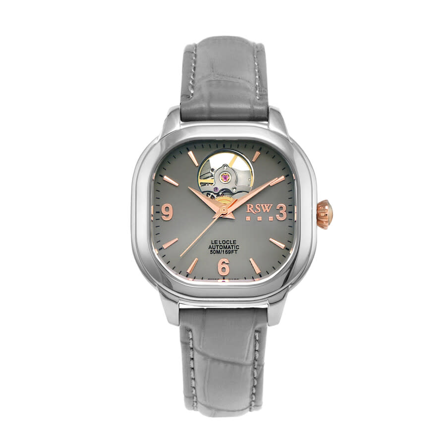 RSW Le Locle Collection Grey Dial Ladies Watch RSWLA122-SRL-2