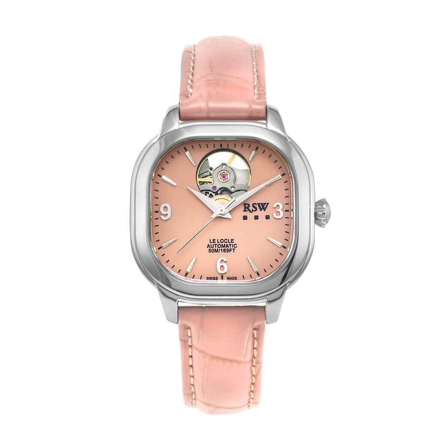 RSW Le Locle Collection Red Dial Ladies Watch RSWLA122-SL-5