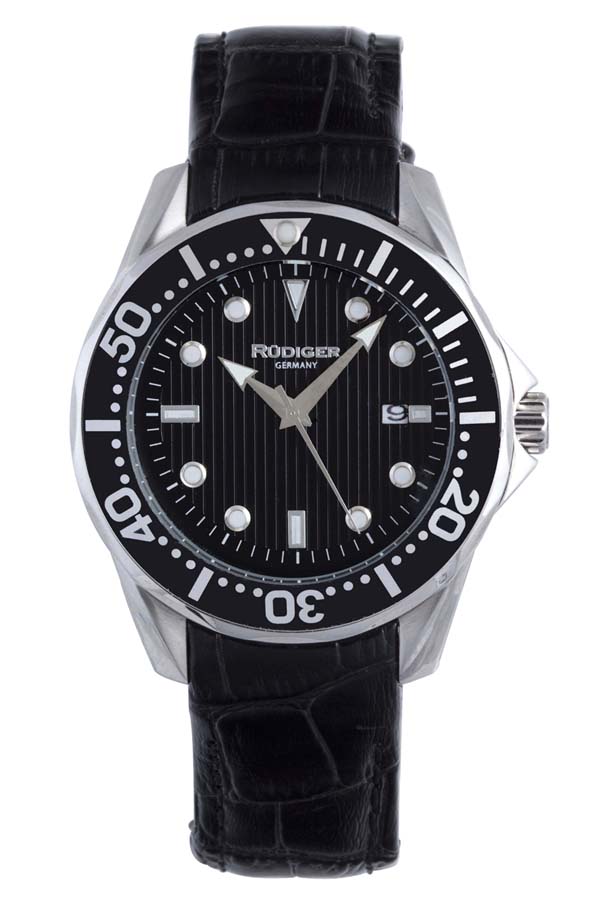 Rudiger Chemnitz Black Dial Men's Watch R2000-04-007L
