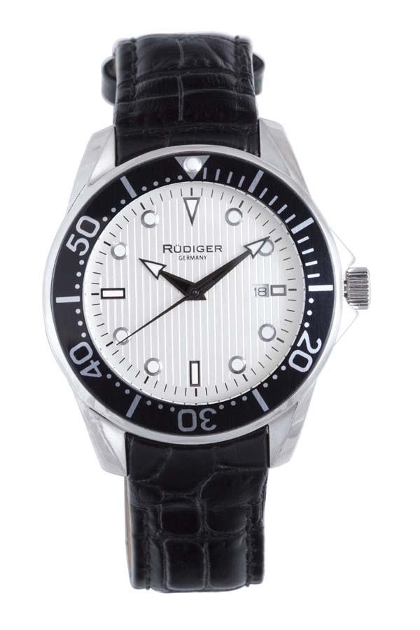 Rudiger Chemnitz White Dial Men's Watch R2000-04-001L
