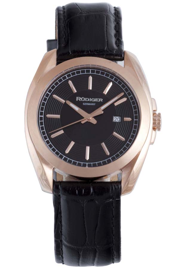 Rudiger Dresden Black Dial Men's Watch R1001-09-007L