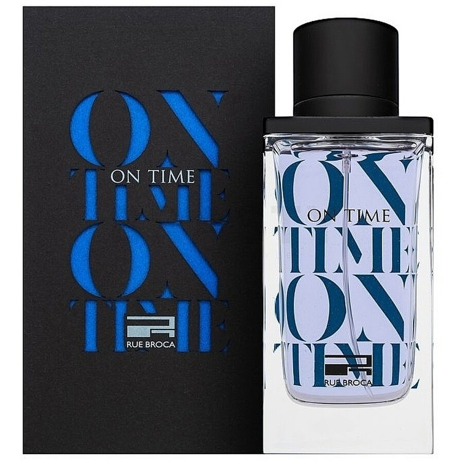 Rue Broca Men's On Time Edp Spray 3.4 oz Fragrances 6290171074045