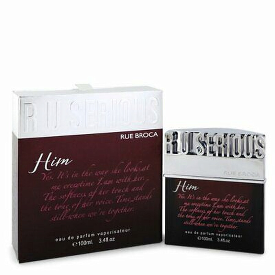 Rue Broca Men's R U Serious Him Edp 3.4 oz Fragrances 6290171040651