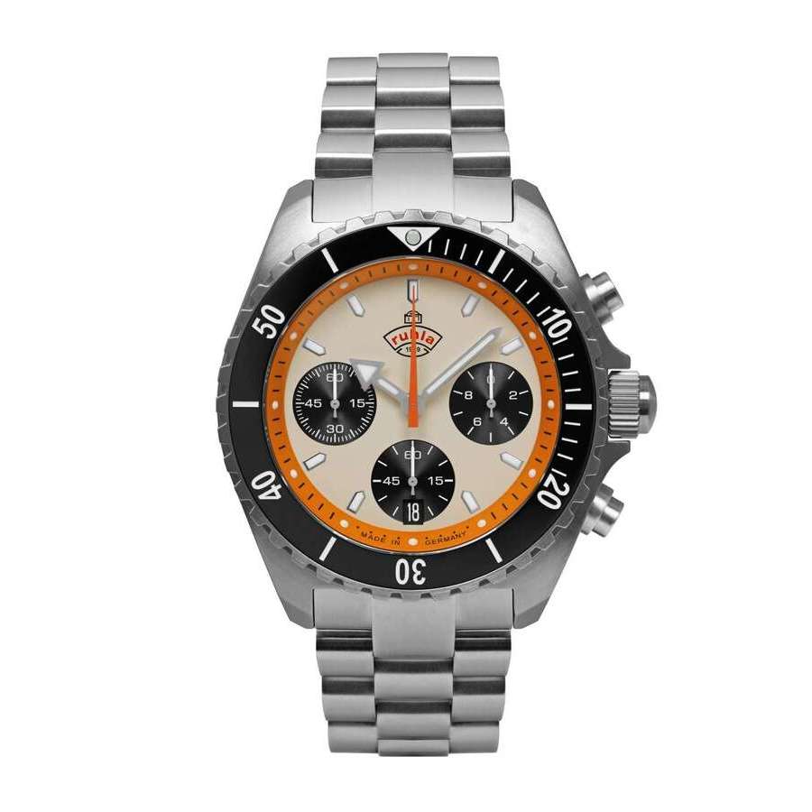 Ruhla Glasbach Cup Beige Dial Men's Watch 4970M1