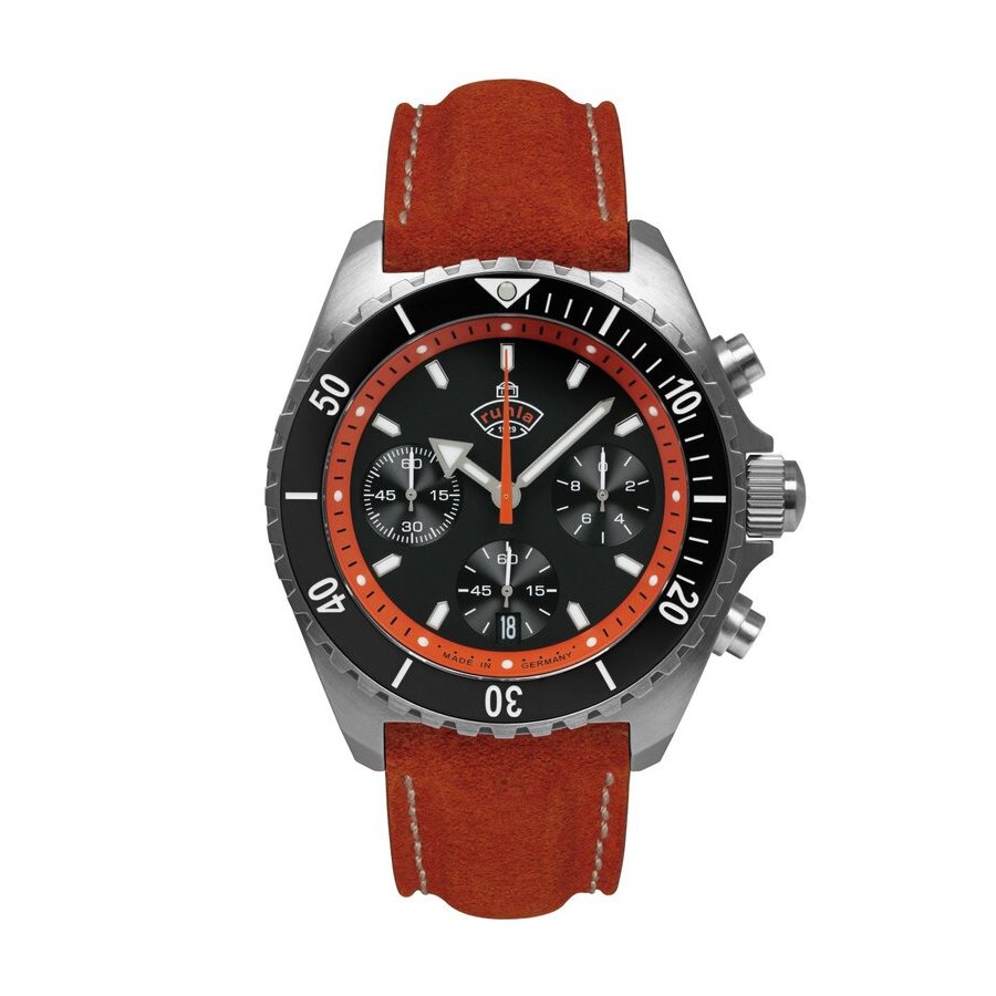 Ruhla Glasbach Cup Black Dial Men's Watch 49702