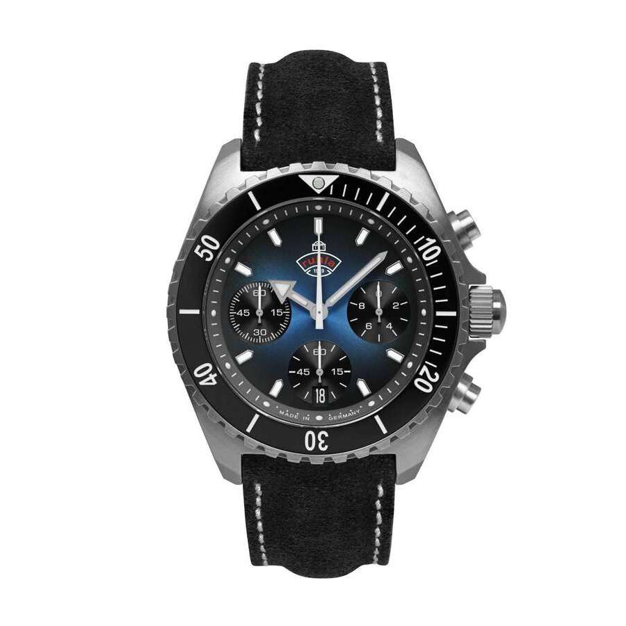 Ruhla Glasbach Cup Blue Dial Men's Watch 49703