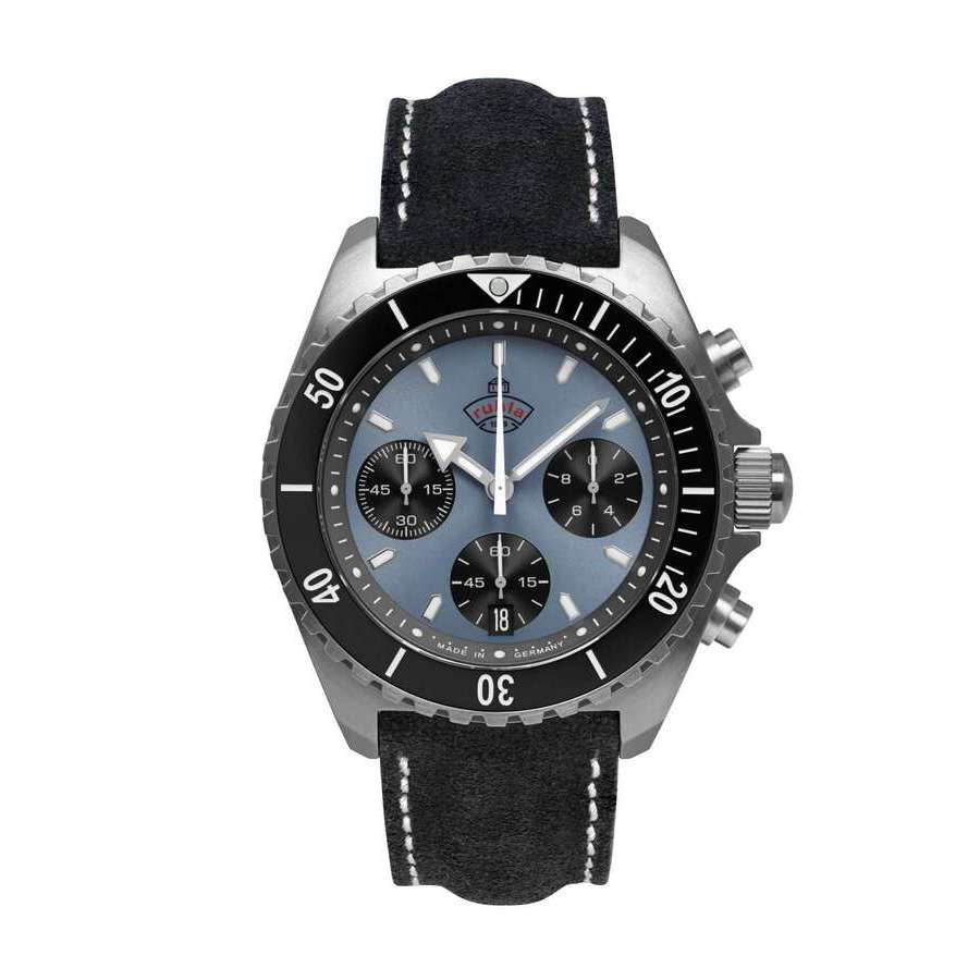 Ruhla Glasbach Cup Blue Dial Men's Watch 49705