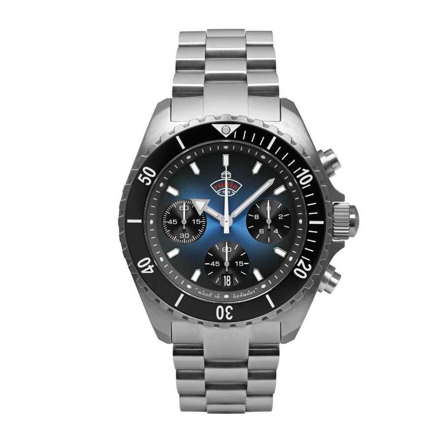 Ruhla Glasbach Cup Blue Dial Men's Watch 4970M3