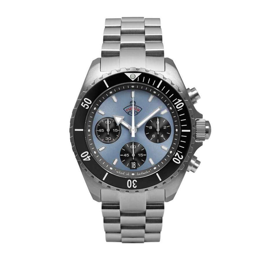 Ruhla Glasbach Cup Blue Dial Men's Watch 4970M5
