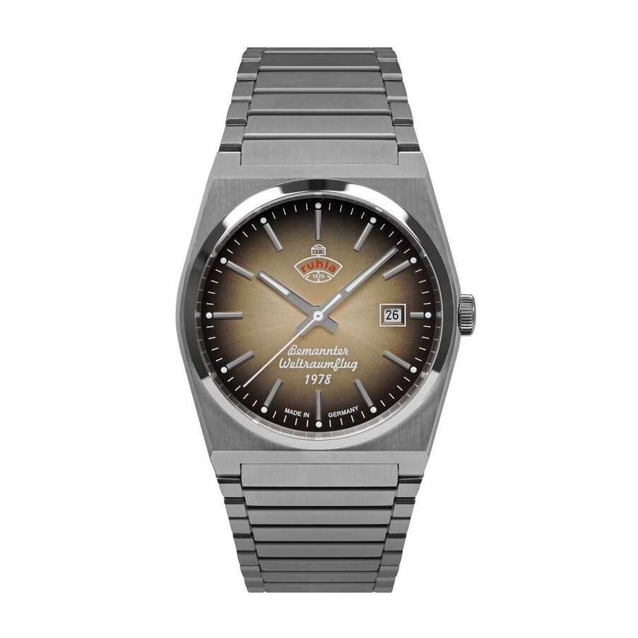 Ruhla Space Control Brown Dial Men's Watch 4660M2