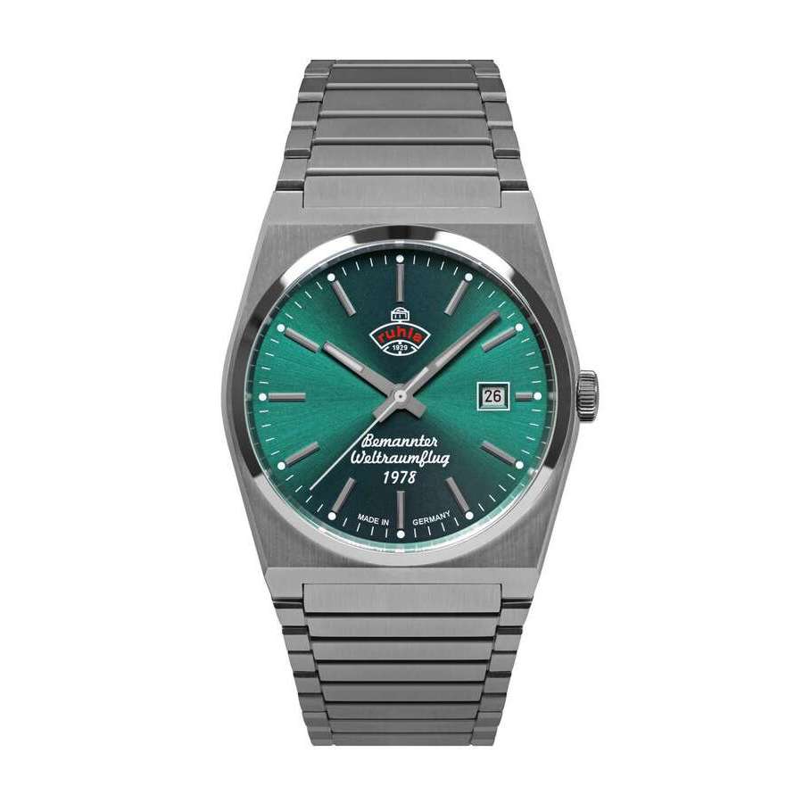 Ruhla Space Control Green Dial Men's Watch 4660M4