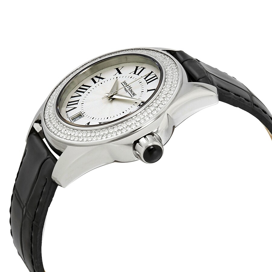 Saint Honore Coloseo Diamond Silver Dial Ladies Watch 751010 1ARF