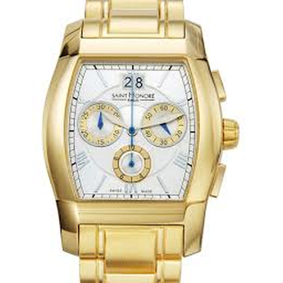 Saint Honore Monceau Chronograph White Dial Men's Watch 898152 3ARAT