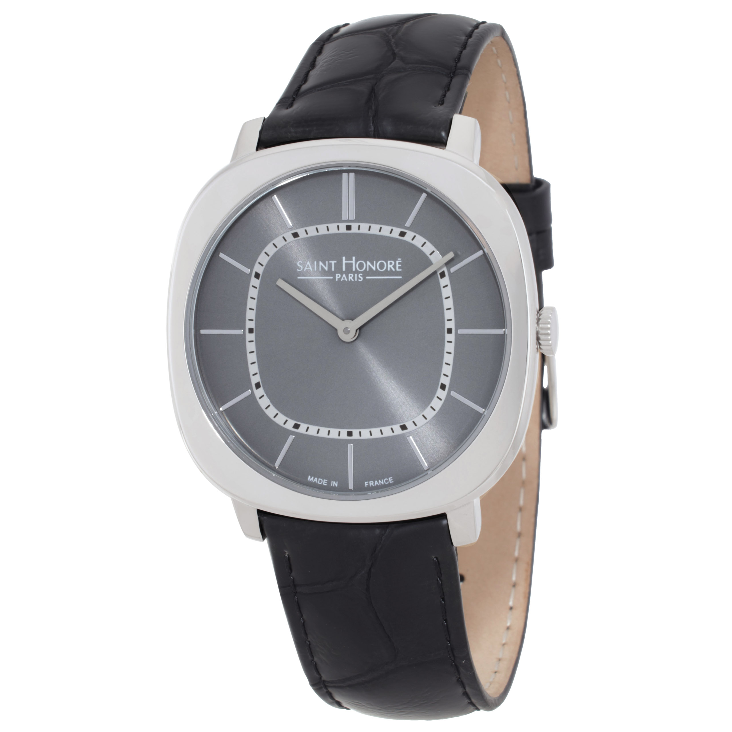 Saint Honore Paris Auteuil Quartz Grey Dial Men's Watch H SH AT826074 1GIN