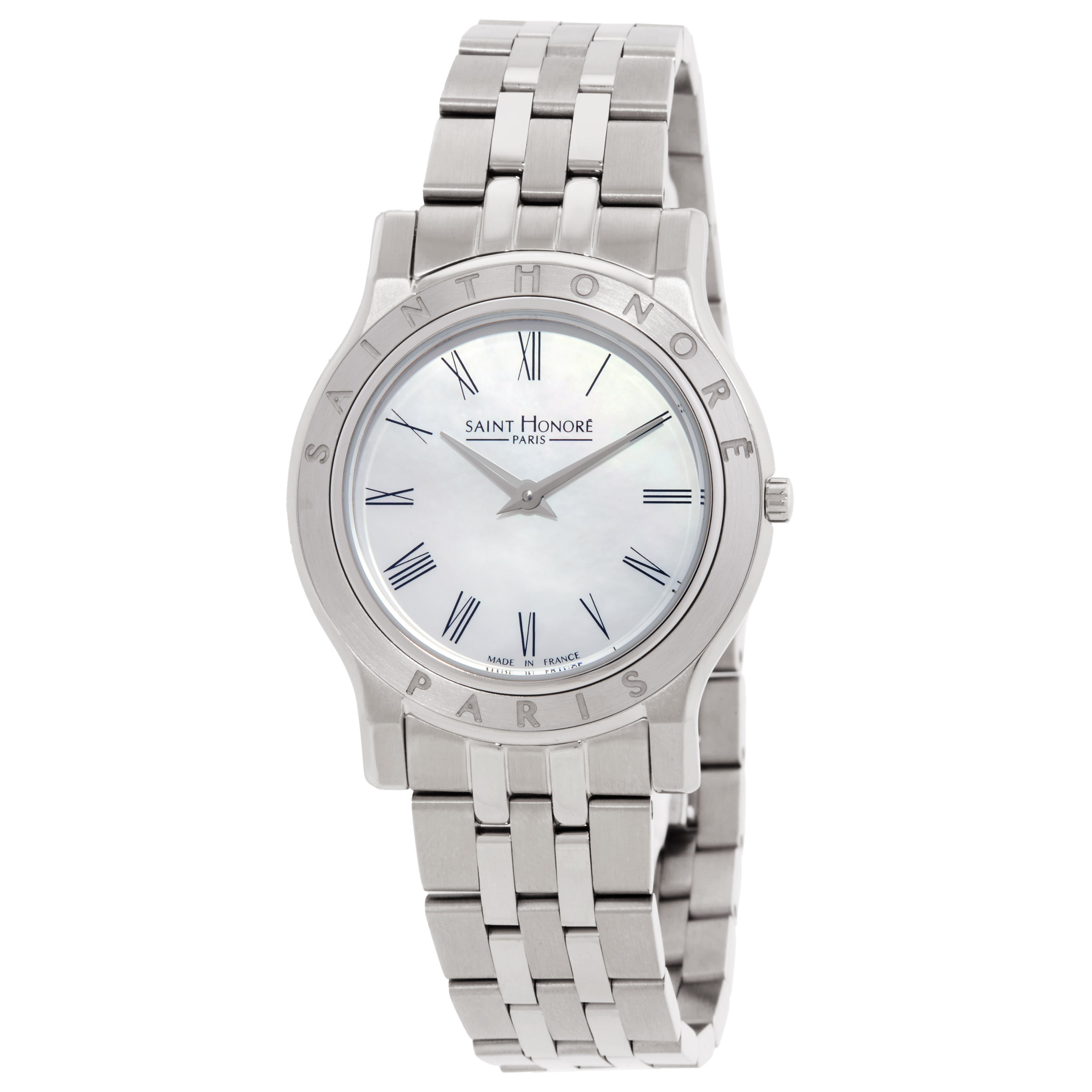 Saint Honore Paris Deauville Quartz Mother of Pearl Dial Ladies Watch H SH DE726101 1YR