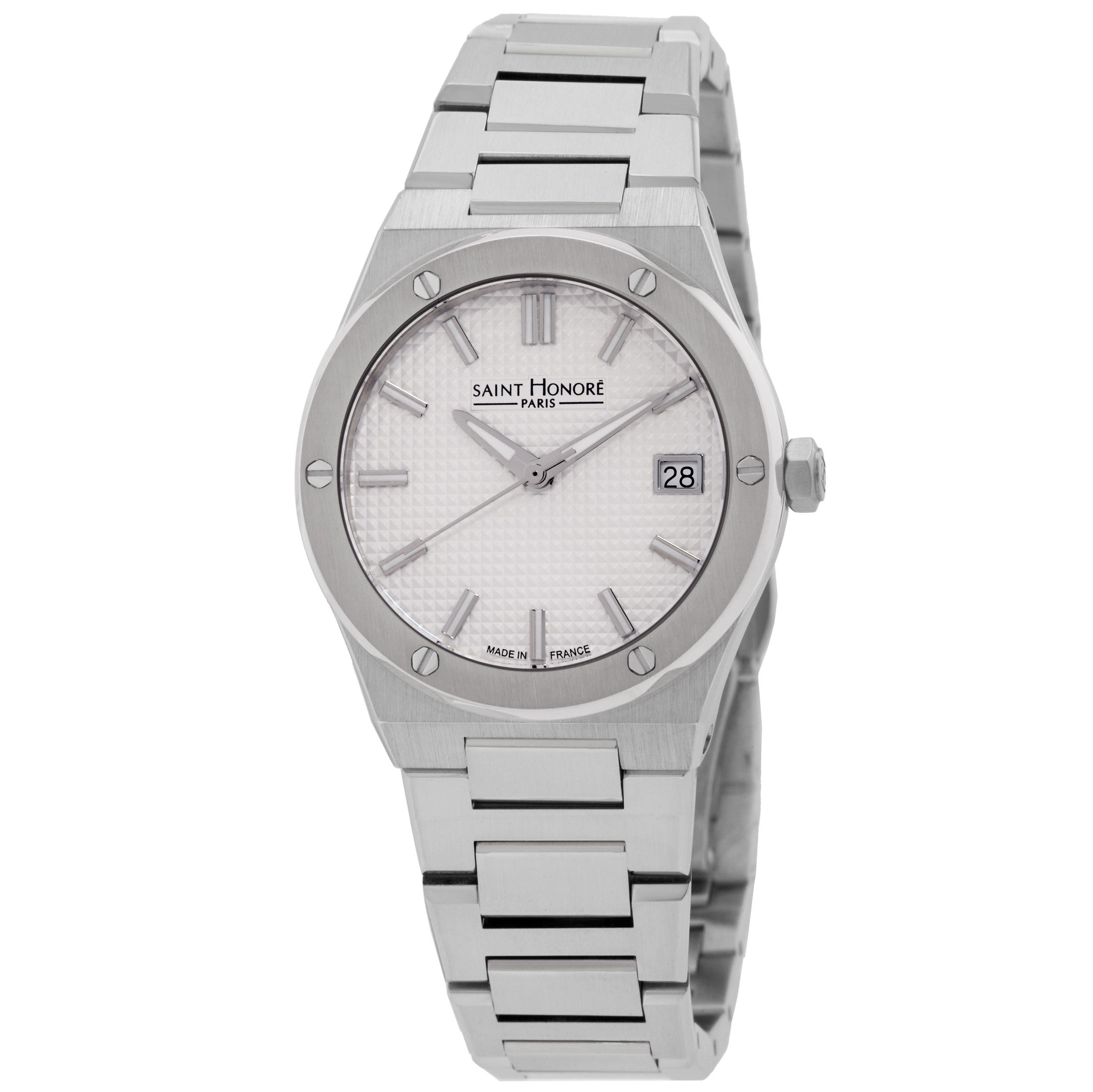 Saint Honore Paris Haussman Quartz White Dial Ladies Watch H SH NH752125 1AFIN