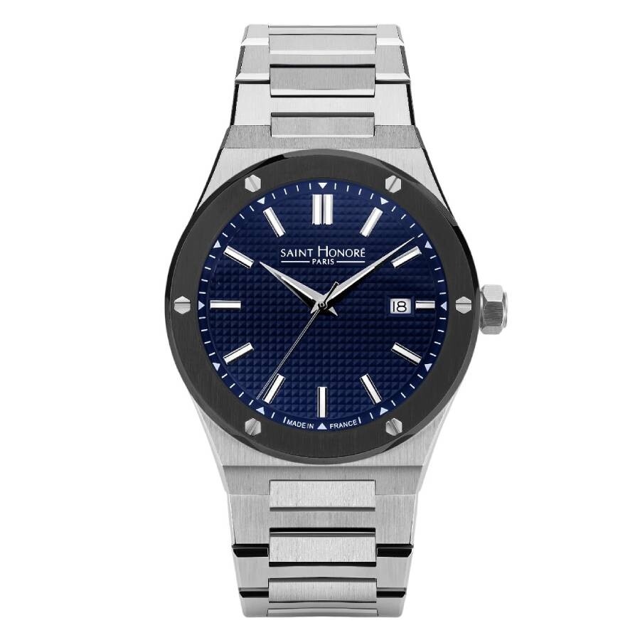 Saint Honore Paris Haussmann II Quartz Blue Dial Men's Watch H SH