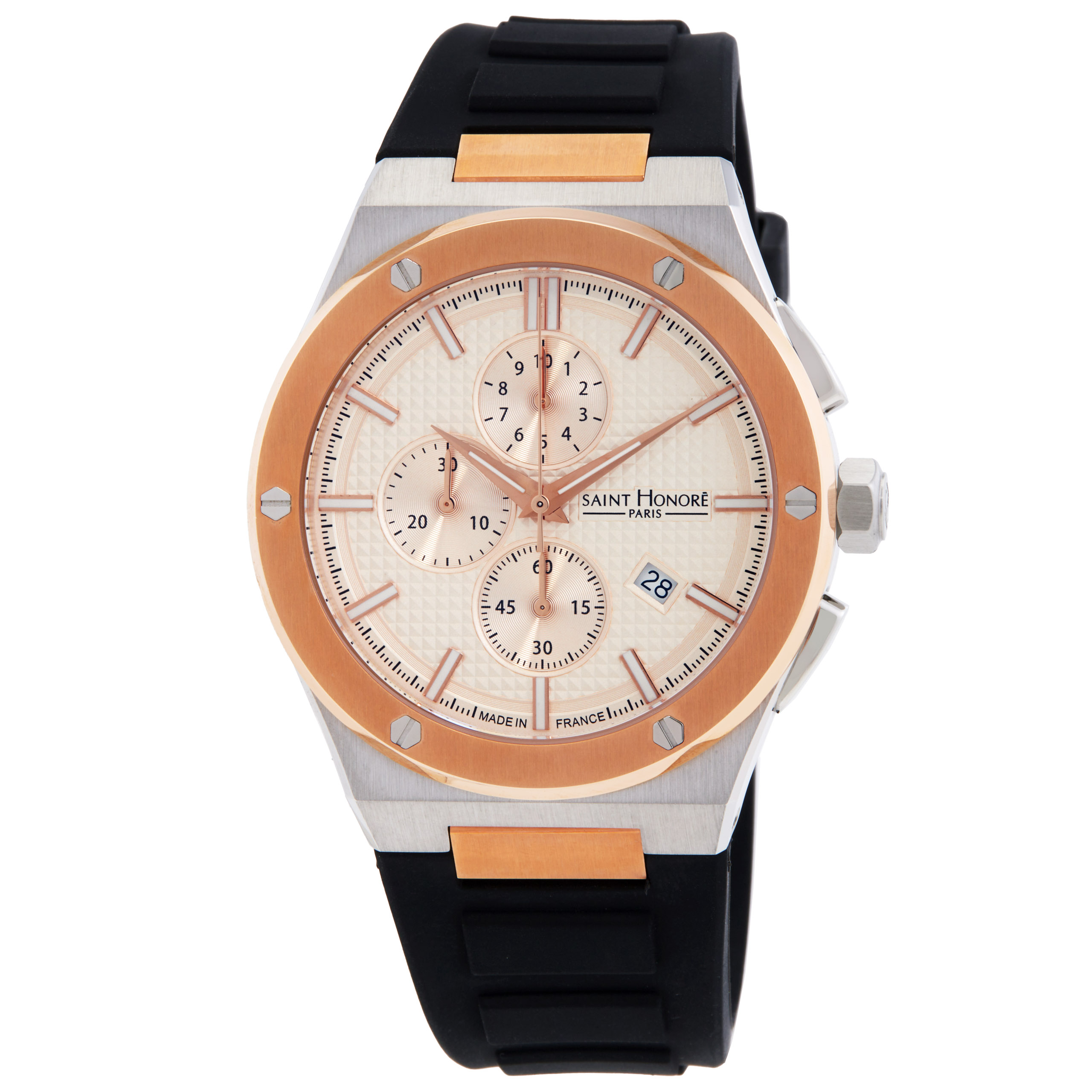Saint Honore Paris New Haussmann Chronograph Quartz Men's Watch H SH NH857225 6BGFIR