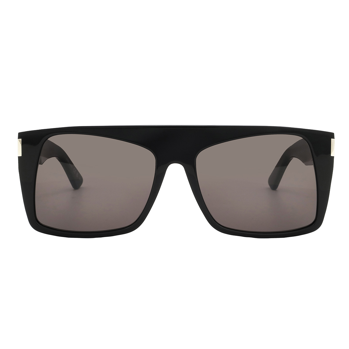 Saint Laurent Vitti Flat-top Acetate Rectangle Sunglasses