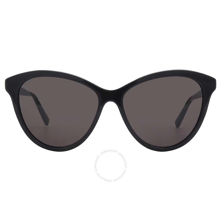 Saint Laurent Black Butterfly Ladies Sunglasses Sl 456 001 57