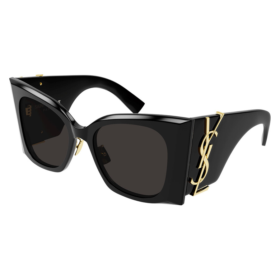 ◆Saint Laurent◆ SL M119/F 001(53) Saint Laurent™ SL M119 BLAZE 001 54 Black Sunglasses