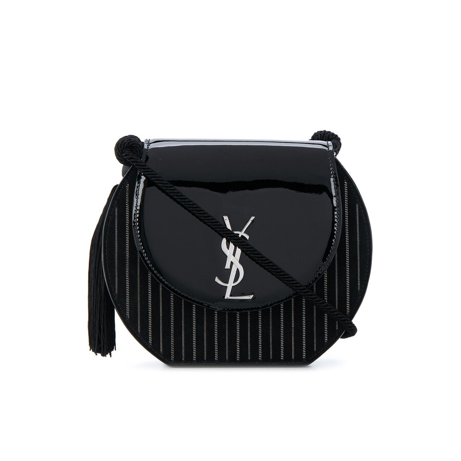 Saint Laurent Black Ladies Demi Lune Crossbody Bag 592096 0UFE2 1043