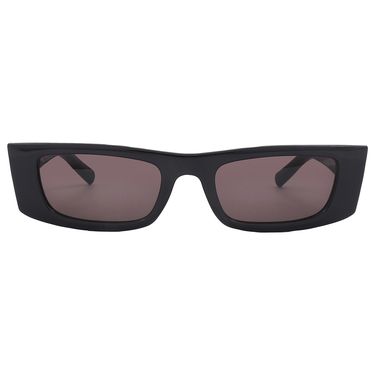 Saint Laurent Black Rectangular Unisex Sunglasses SL 553 001 52