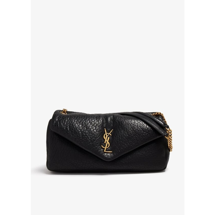 Saint Laurent Calypso Shoulder Bag In Black