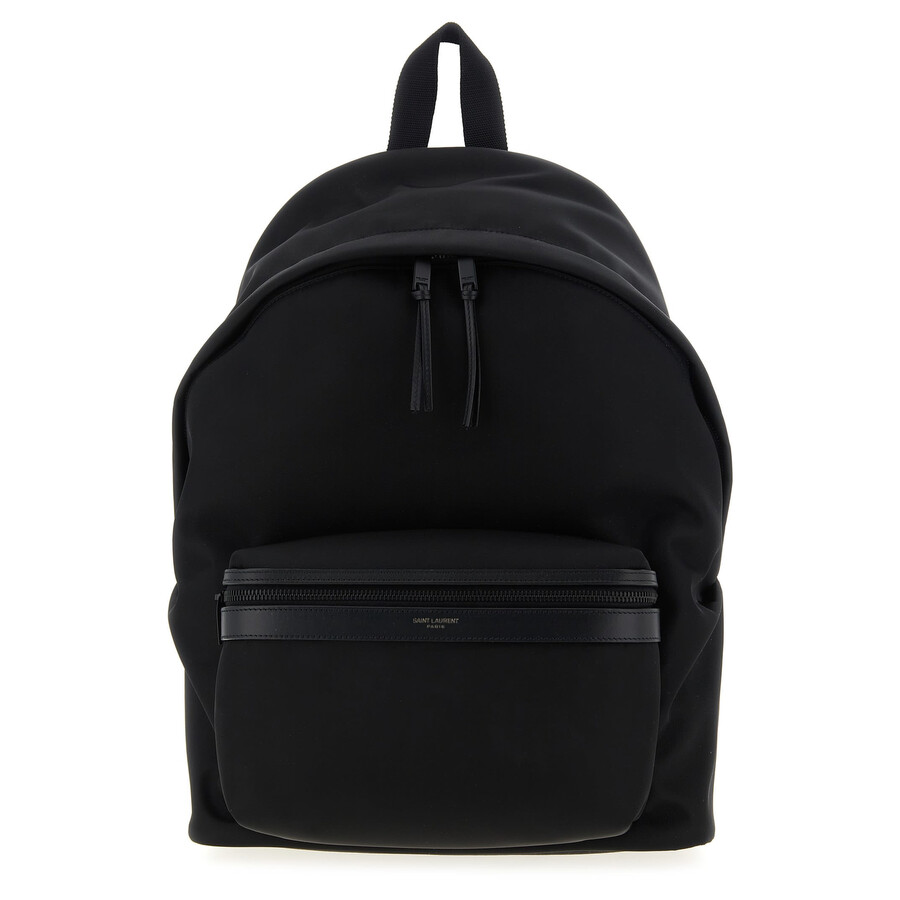 Saint Laurent City Backpack In Black