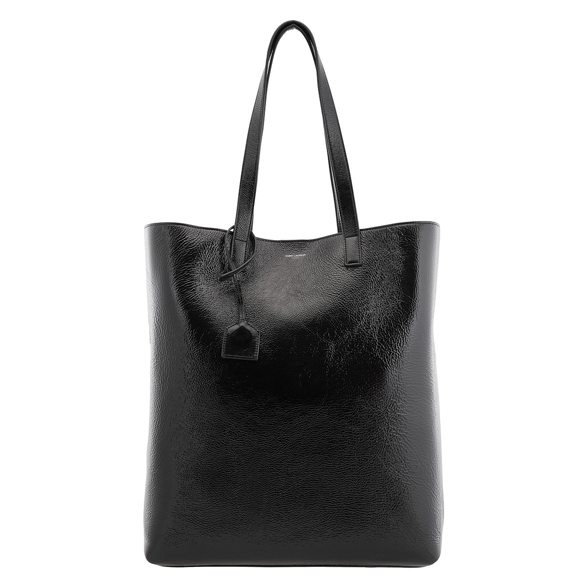 Saint Laurent Crinkled-Leather Bold Tote Bag 676657 AAC3P 1000