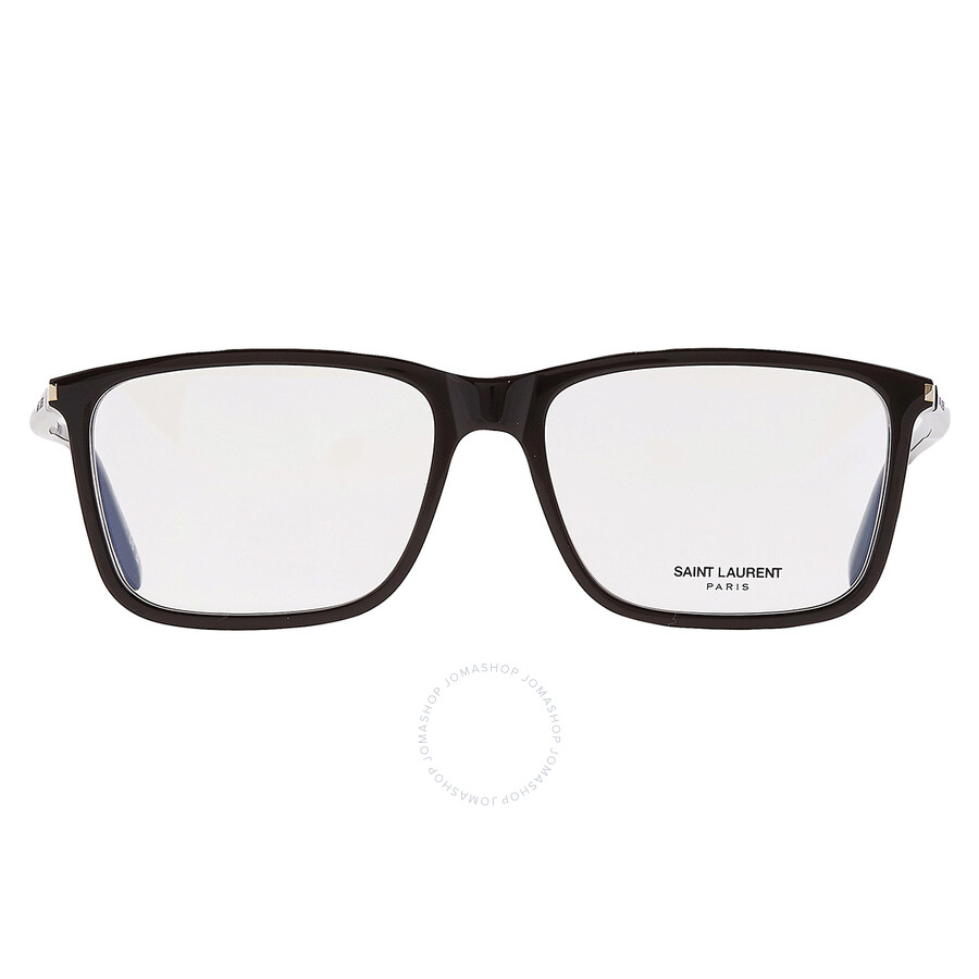 Saint Laurent Demo Rectangular Men's Eyeglasses Sl 454 001 56