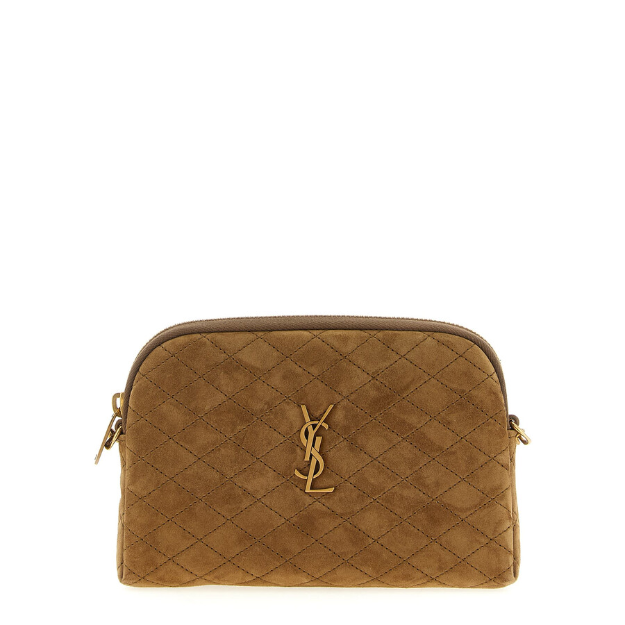 Saint Laurent Gaby Crossbody Bag In Brown