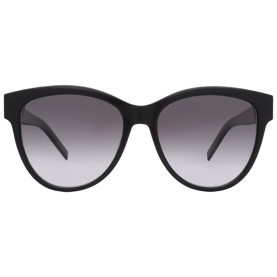 Saint Laurent Grey Gradient Butterfly Ladies Sunglasses Sl M107 002 55