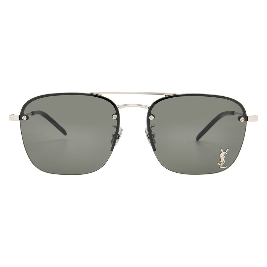 Saint Laurent Grey Navigator Ladies Sunglasses Sl 309 M 002 57