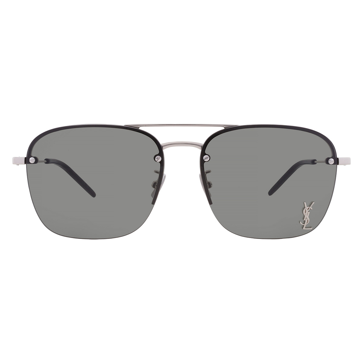 Saint Laurent Grey Navigator Ladies Sunglasses SL 309 M 006  display picture 3