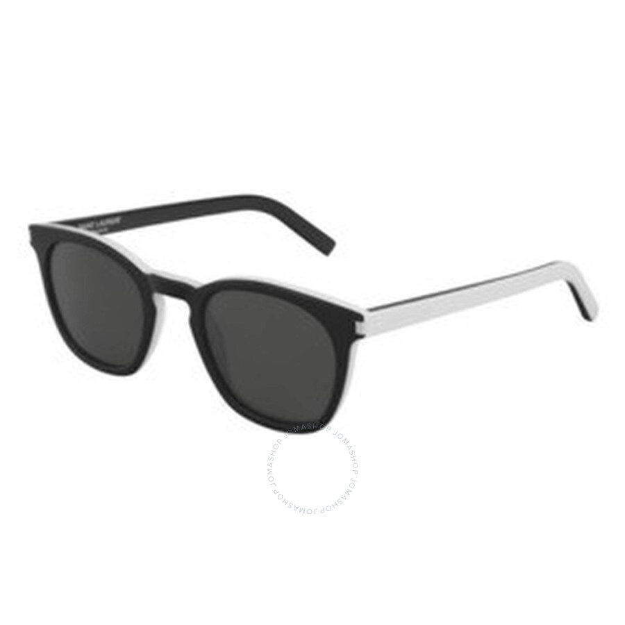 Saint Laurent Grey Square Unisex Sunglasses SL2830000081034