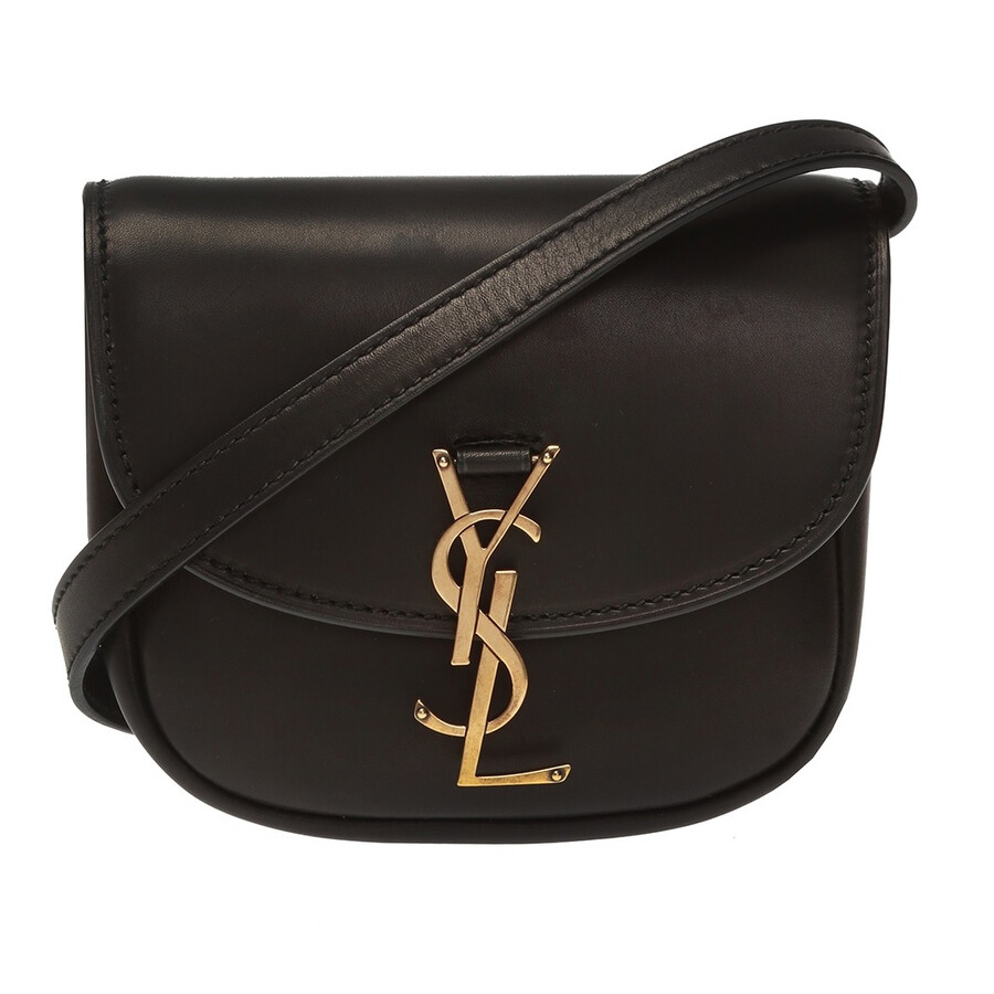 Saint Laurent Kaia Ysl Monogram Leather Crossbody Bag In Black 623097