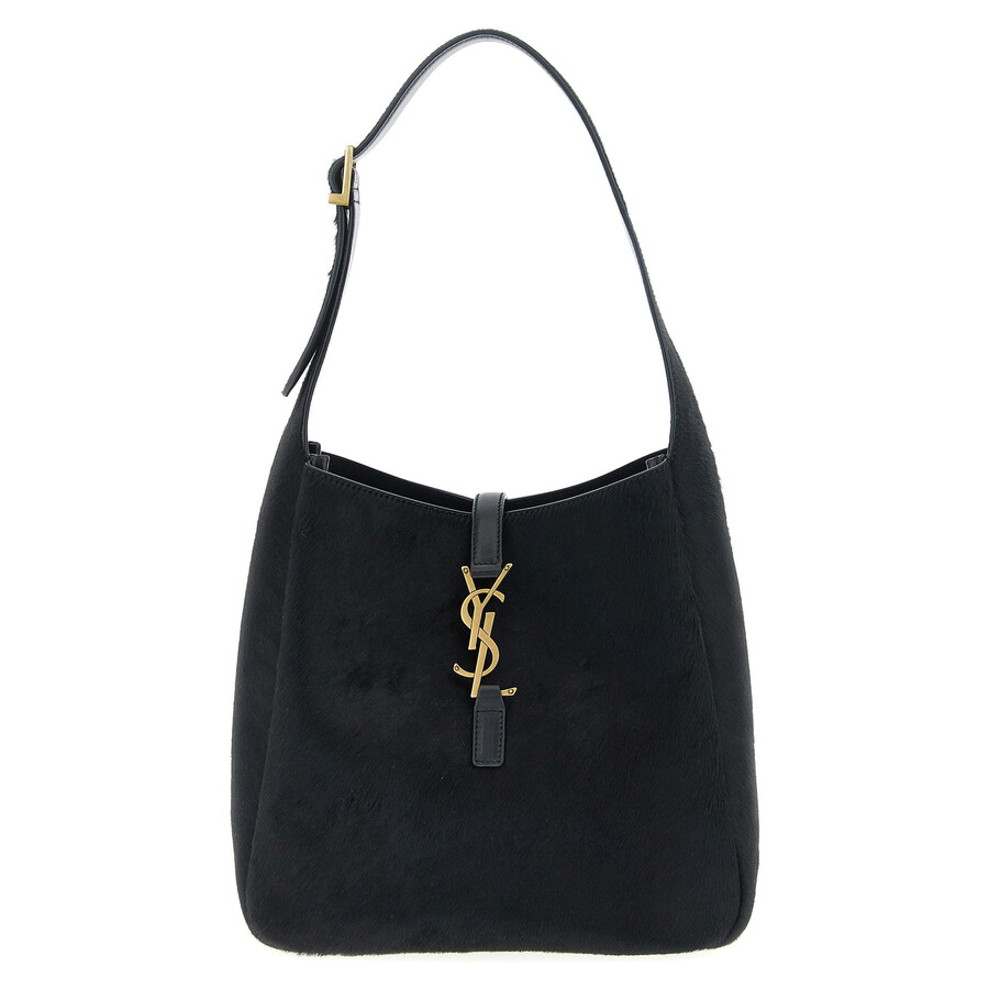 Saint Laurent Black Le 5 A 7 Small Shoulder Bag In Black