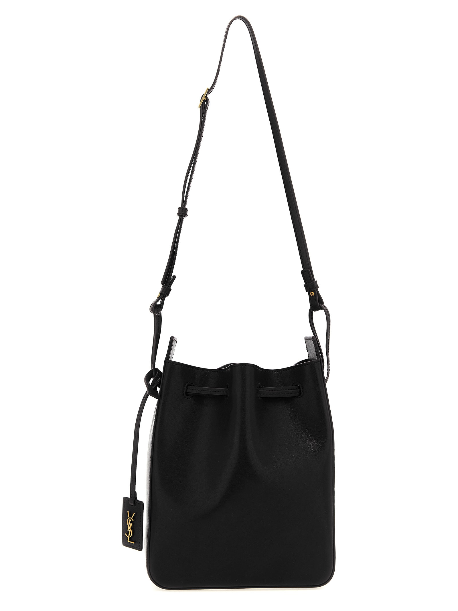 Saint Laurent Leather Bucket Bag 817386AADUK1000 - Handbags - Jomashop