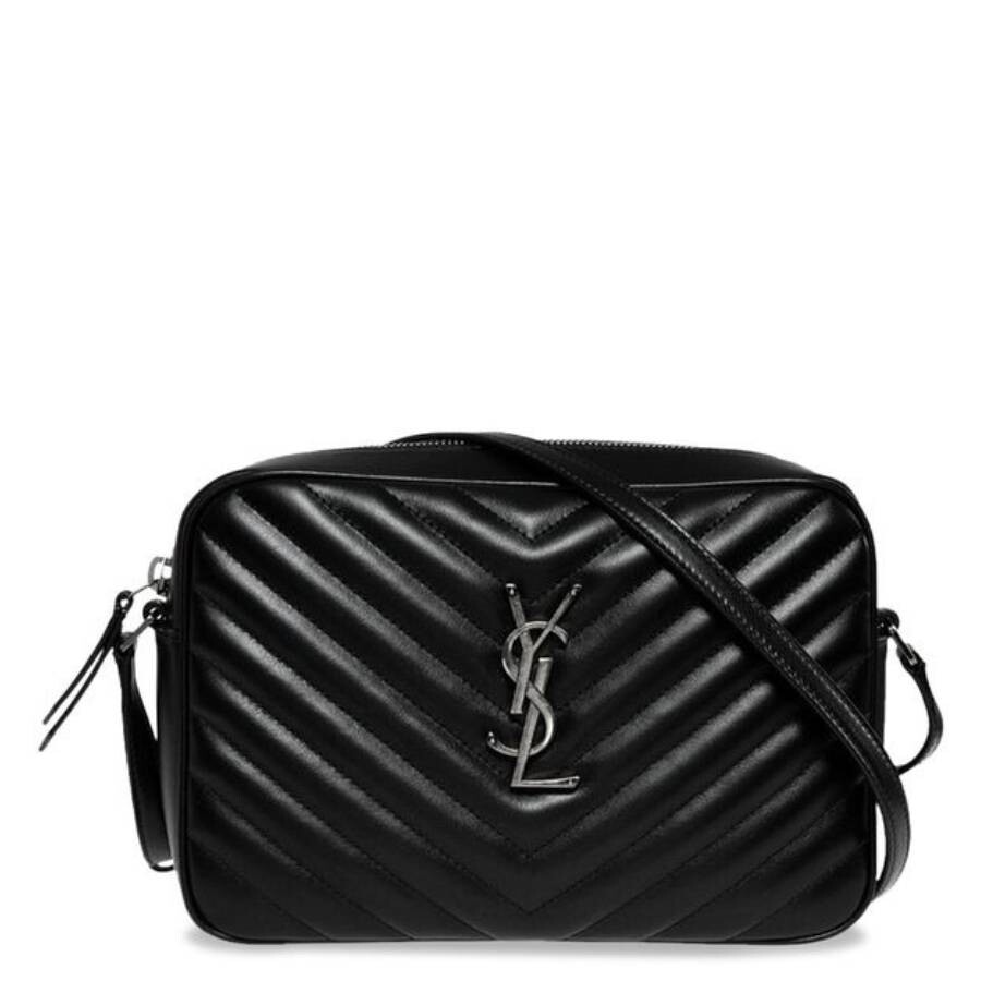 Saint Laurent Lou Shoulder Bag In Black