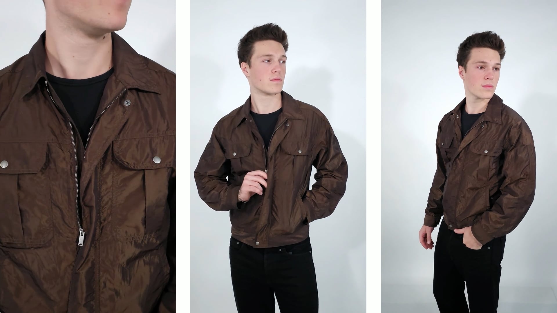 Saint Laurent Men's 80s Army Jacket, Brand Size 48 ( US Size 38
