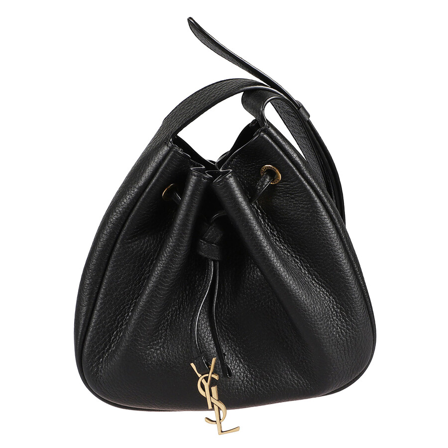 Saint Laurent Mini Paris Vii Hobo Bag In Black