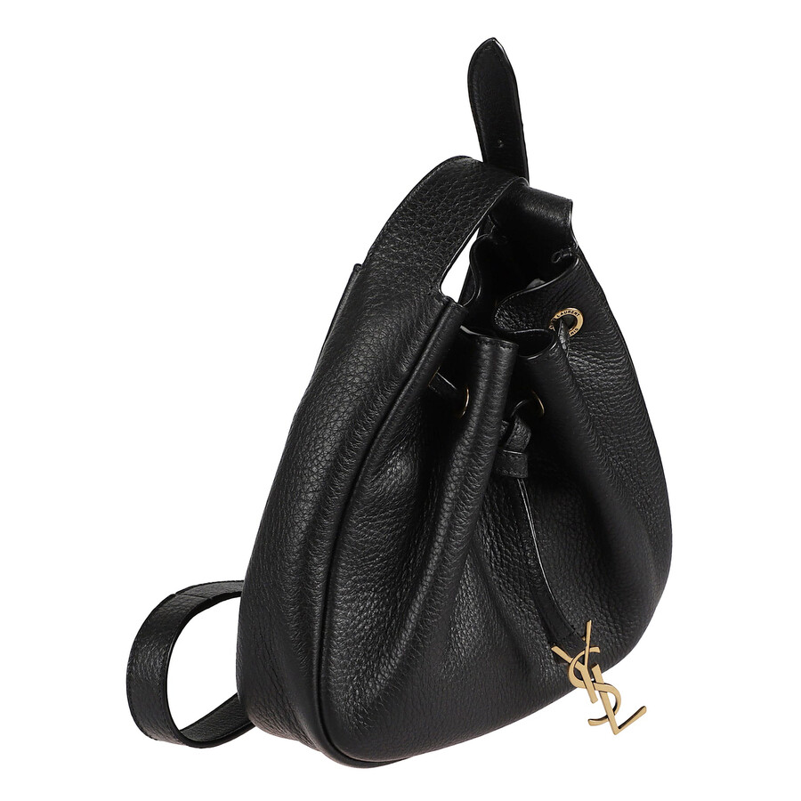 Saint Laurent Mini Paris Vii Hobo Bag In Black