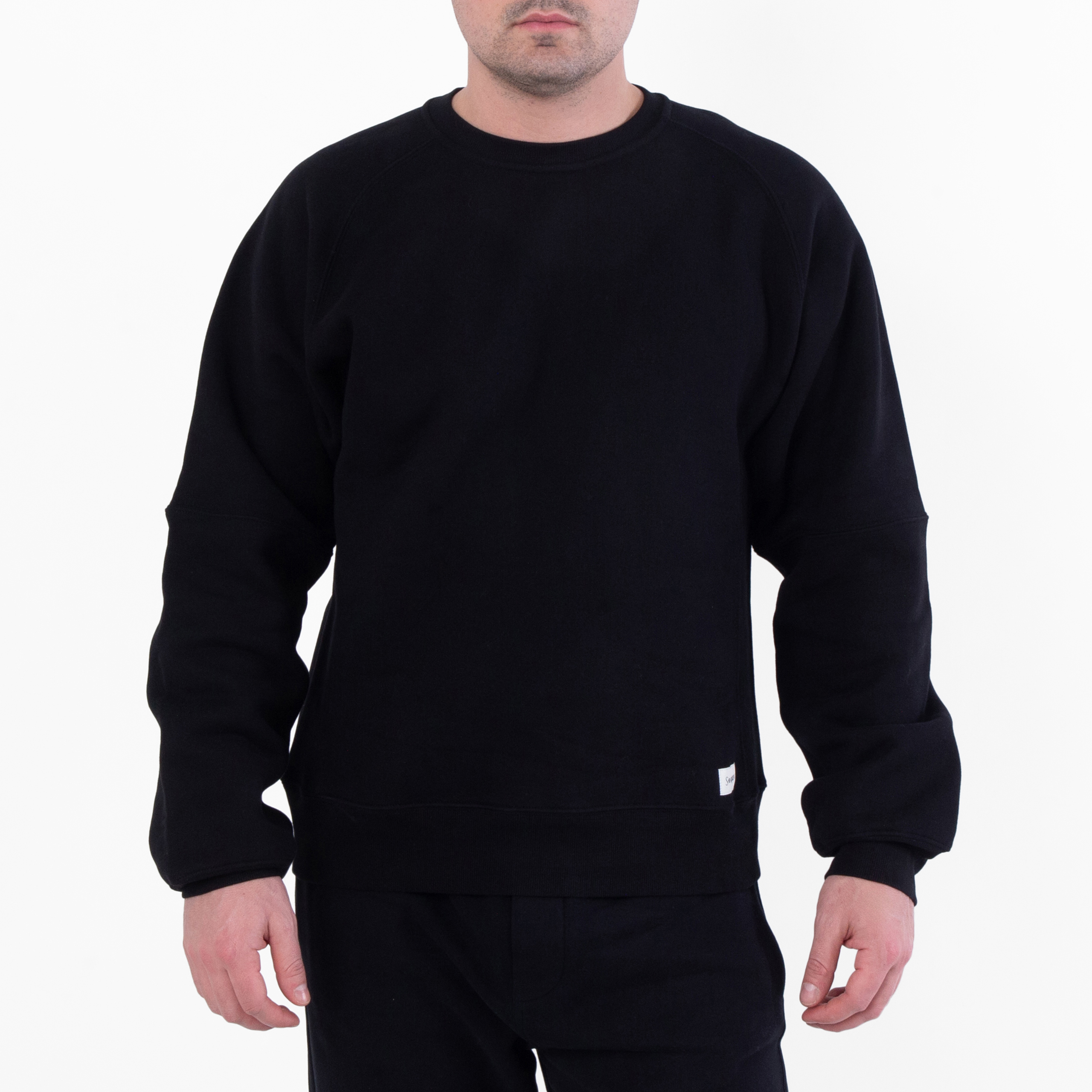 Saint Laurent Oversized Cotton Crewneck Sweatshirt, Size Large