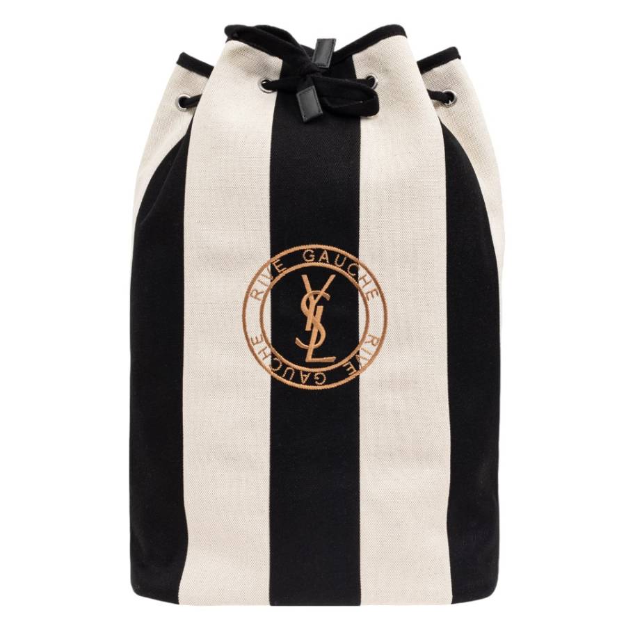 Saint Laurent Rive Gauche Canvas Backpack 734682 FACYL 9223