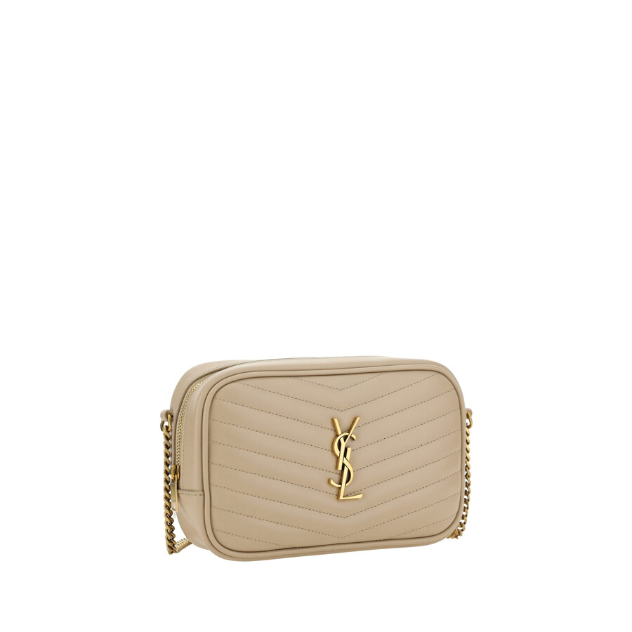Saint Laurent Shoulder Bag In Sand