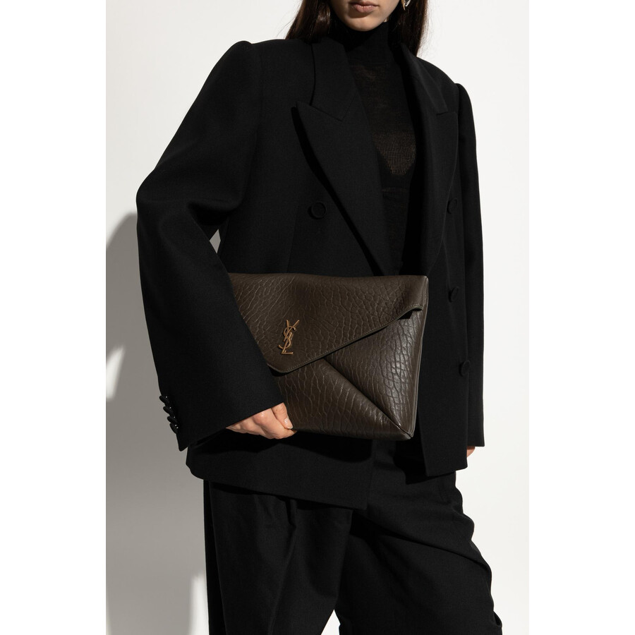 Saint Laurent Shoulder Bag Envelope Pou In Brown
