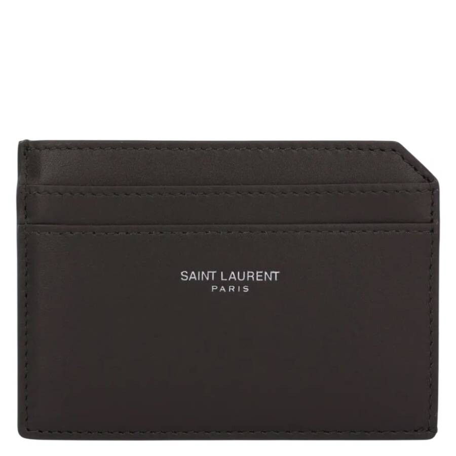 Saint Laurent Signature Logo Open Card Holder 752898 0U90E 3212
