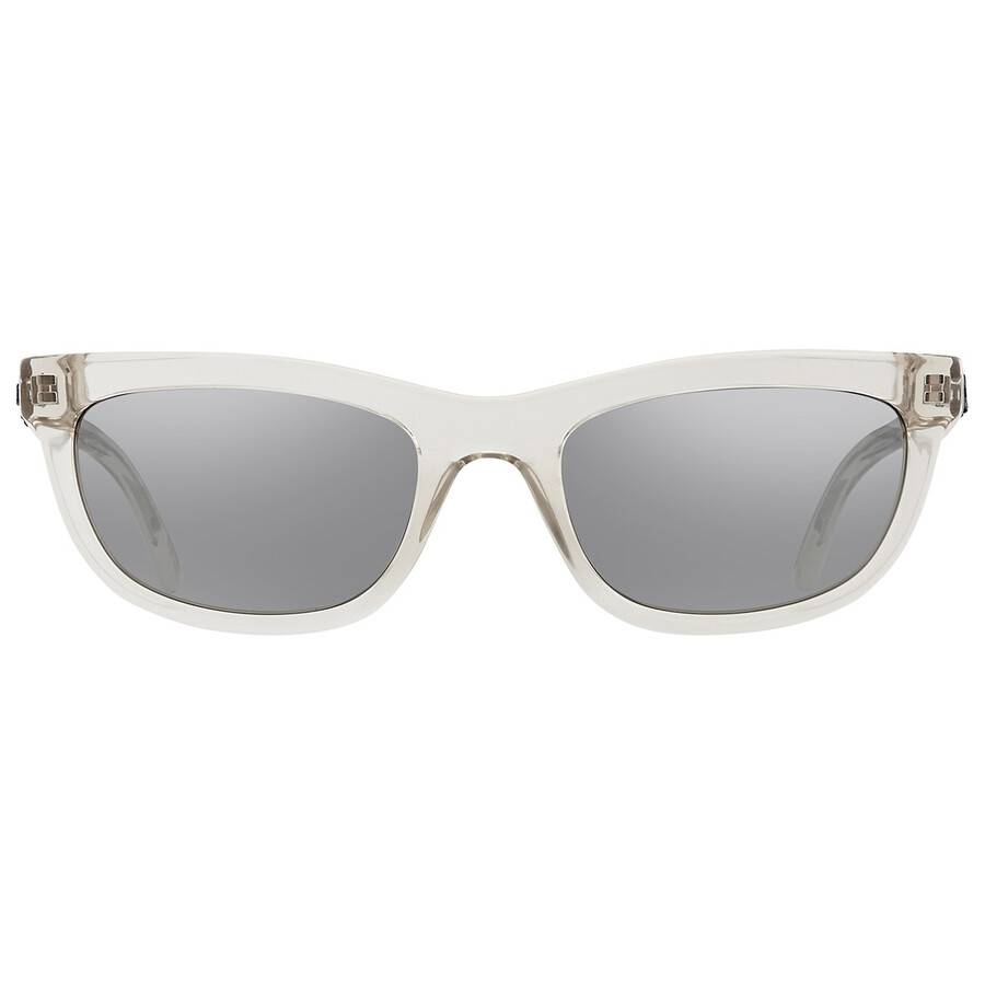 Saint Laurent Silver Cat Eye Ladies Sunglasses SL493 003 55