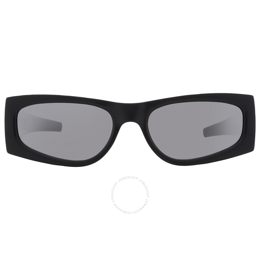 Saint Laurent Silver Mirror Rectangular Ladies Sunglasses SL